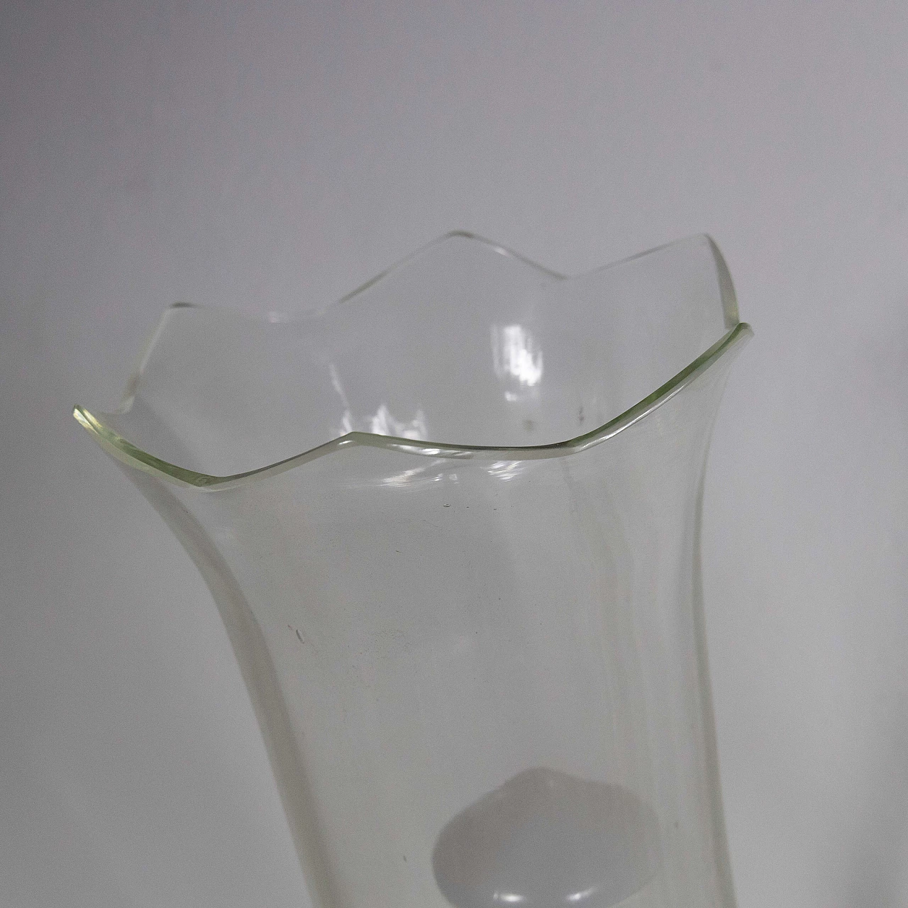 4 Applique in stile classico in ottone e vetro, anni '50 4