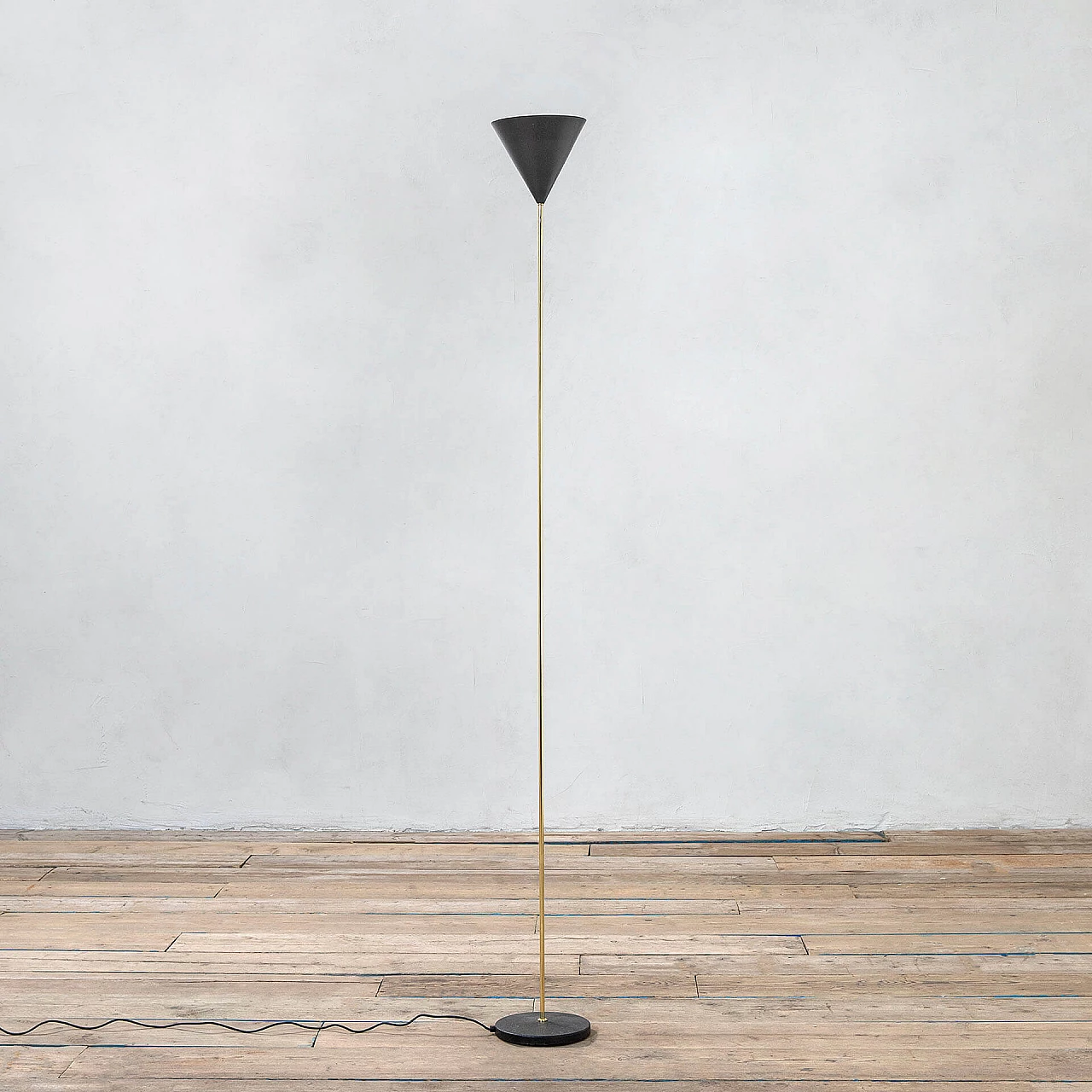 Floor lamp Imbuto model LTE5 by Luigi Caccia Dominioni for Azucena, 1950s 1