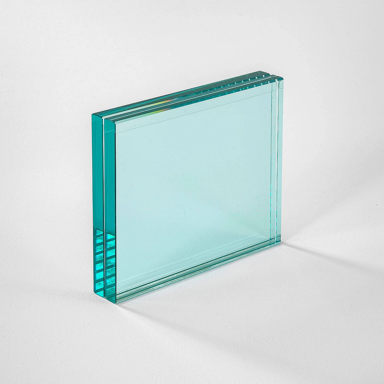 Beveled crystal photo frame for Fontana Arte, 1960s 1