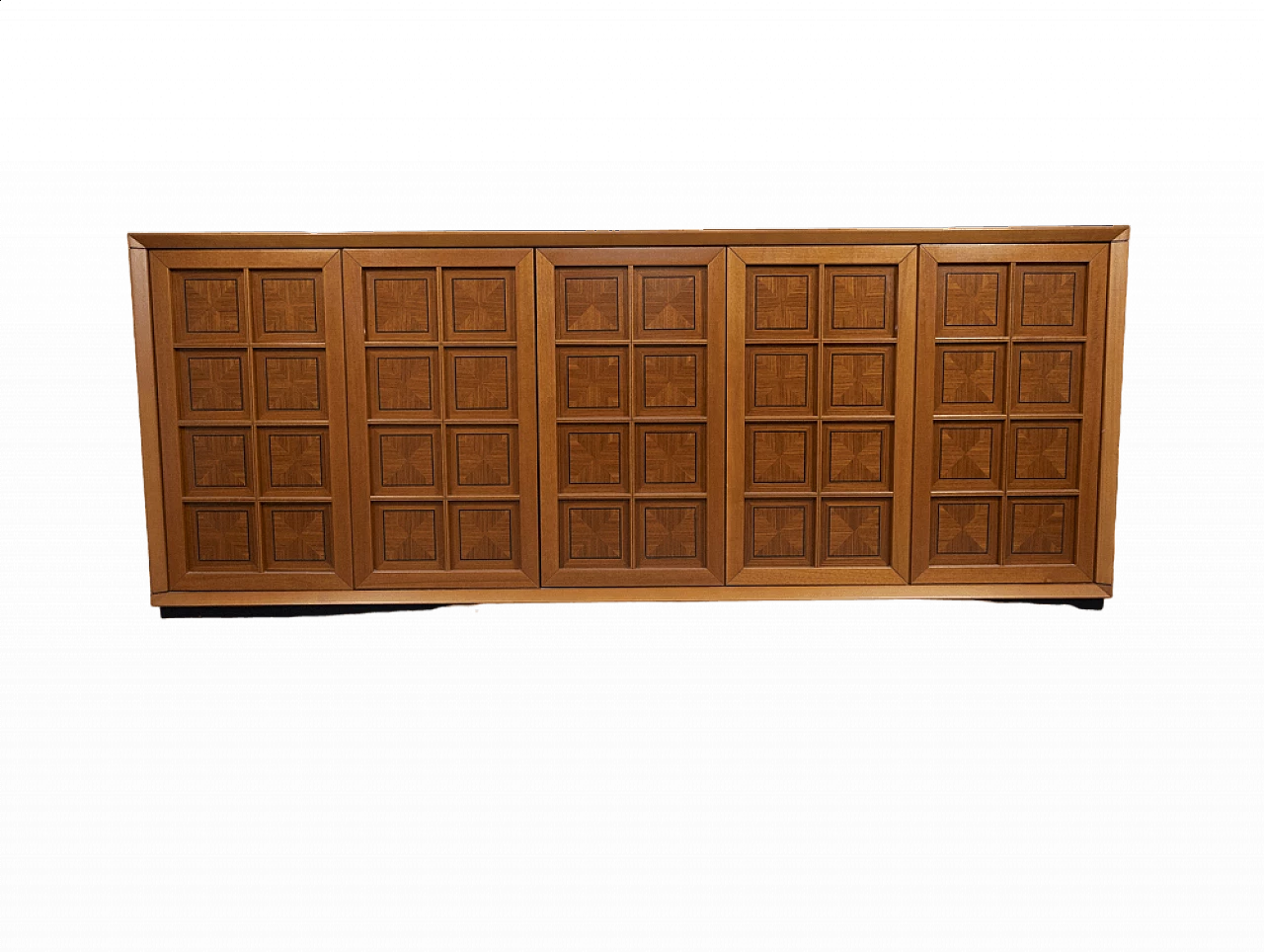 Credenza a 5 ante Caccia alla Volpe di Linea Arredo, anni '70 10