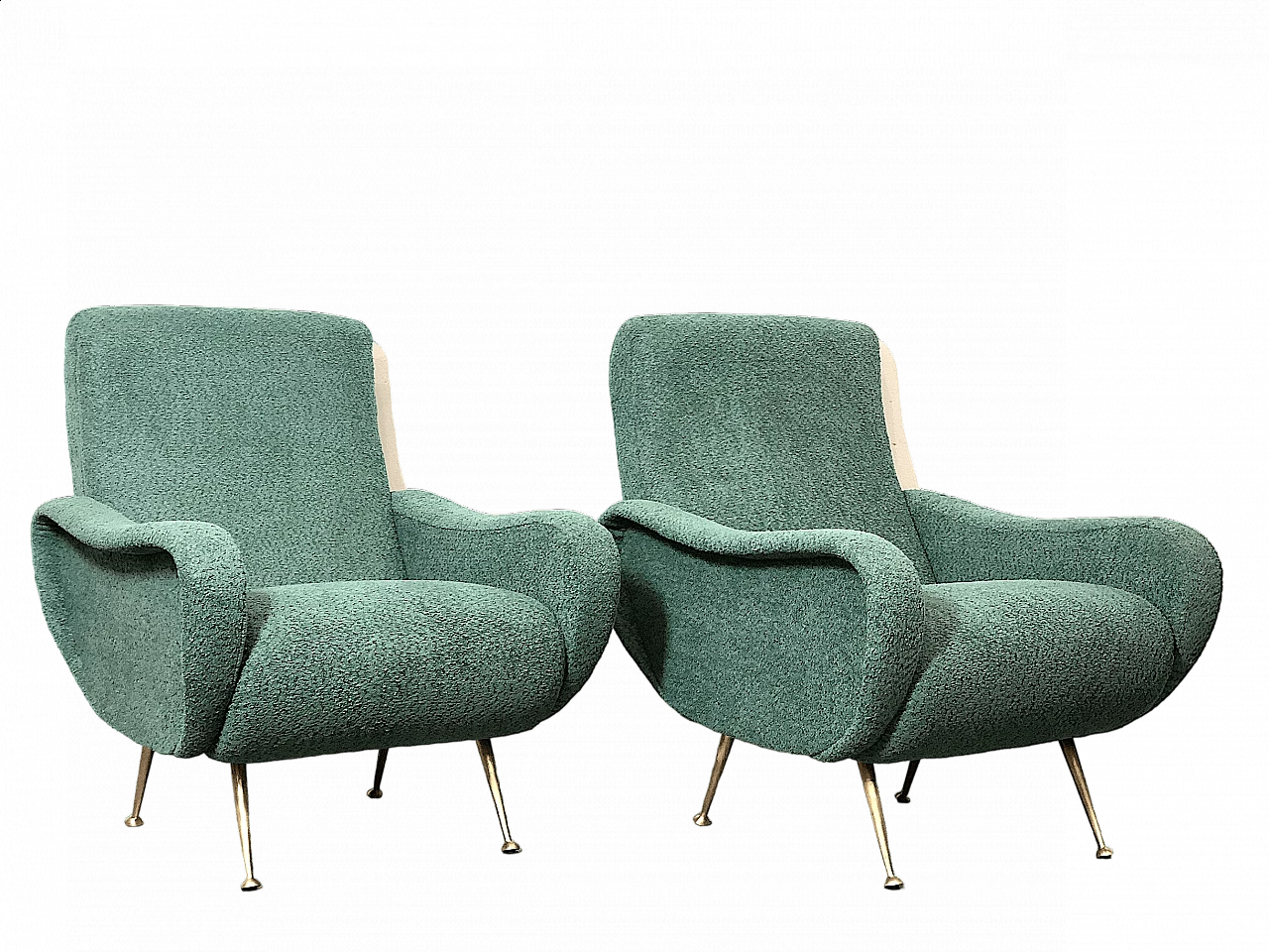Pair of Lady armchairs by Marco Zanuso, 1950s 14