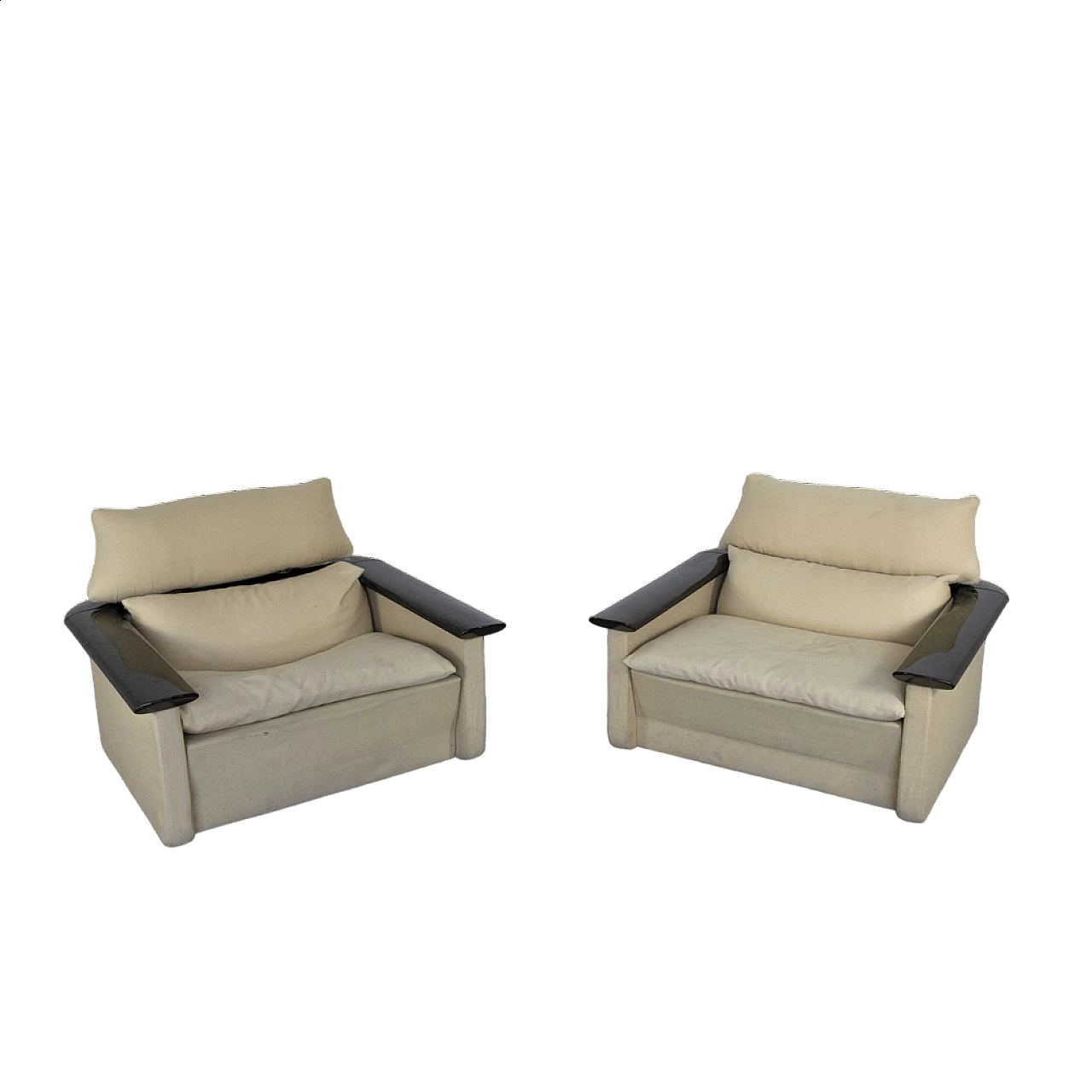 Pair of armchairs 230 by Franco Perrotti for Tecno, 1960s 14