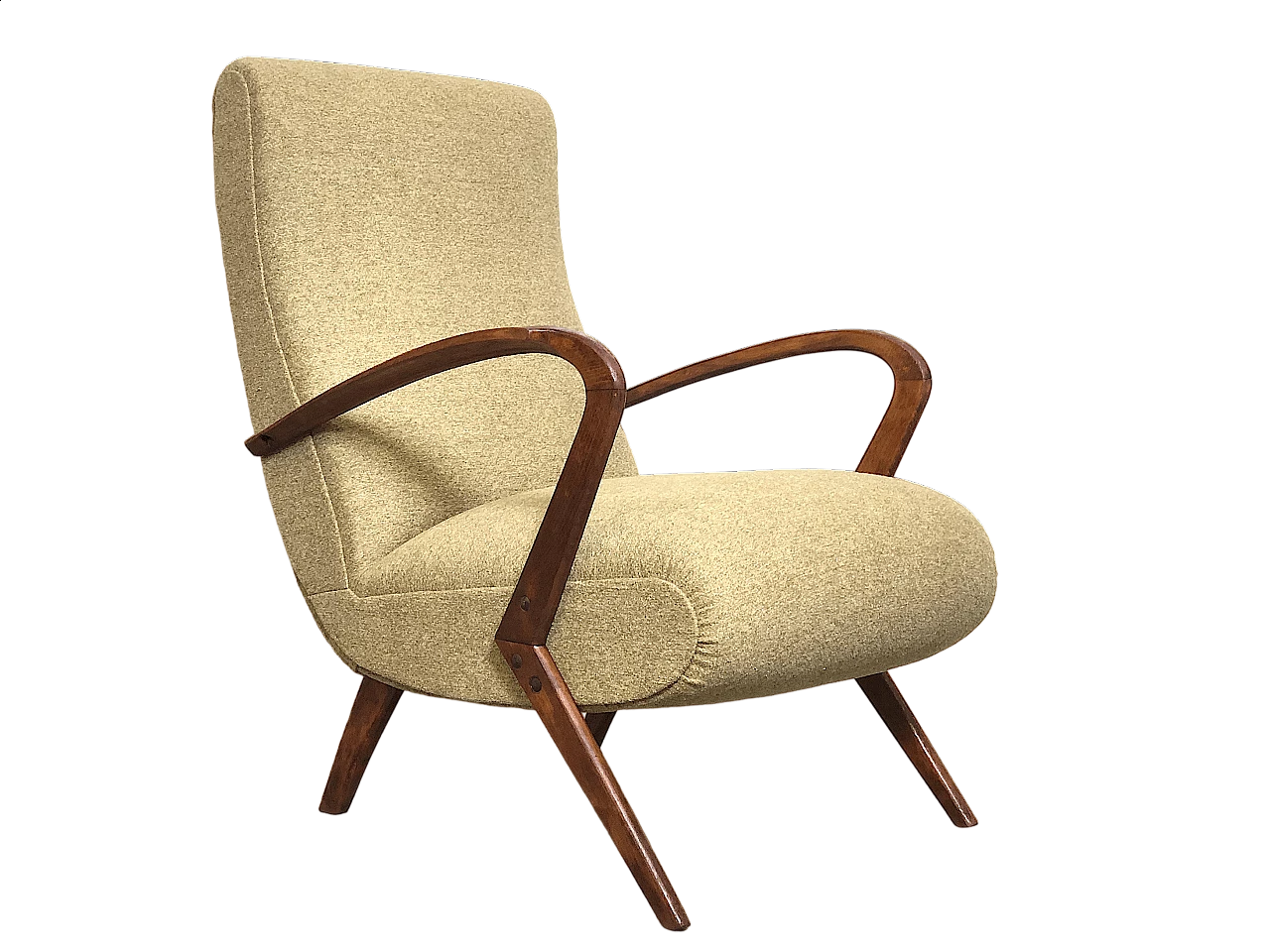 Beech armchair by Paolo Buffa, 1940s 13