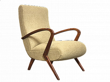 Beech armchair by Paolo Buffa, 1940s