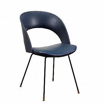 Blue DU chair by Gastone Rinaldi for Rima, 1950s