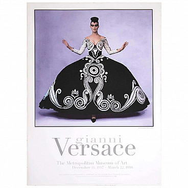 Gianni Versace Metropolitan Museum of Art poster, photo by Irving Penn, 1997