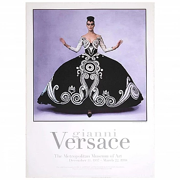 Poster Gianni Versace Metropolitan Museum of Art, foto di Irving Penn, 1997