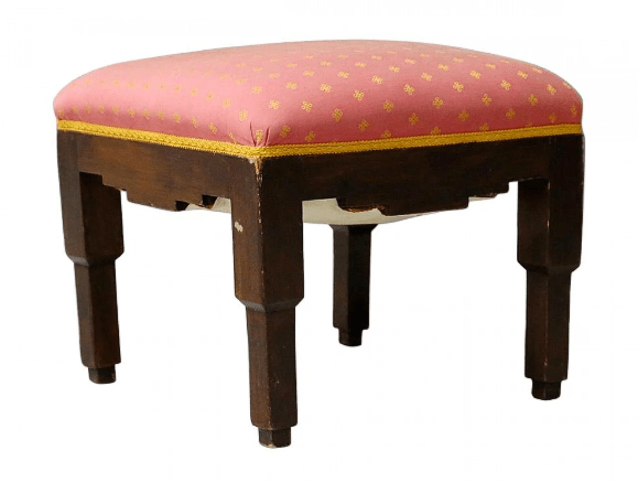 Walnut stool attributed to Pierre Chareau, 1910s 1