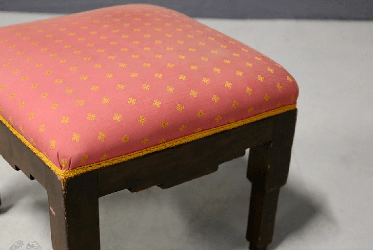 Sgabello in noce attribuito a Pierre Chareau, anni '10 3