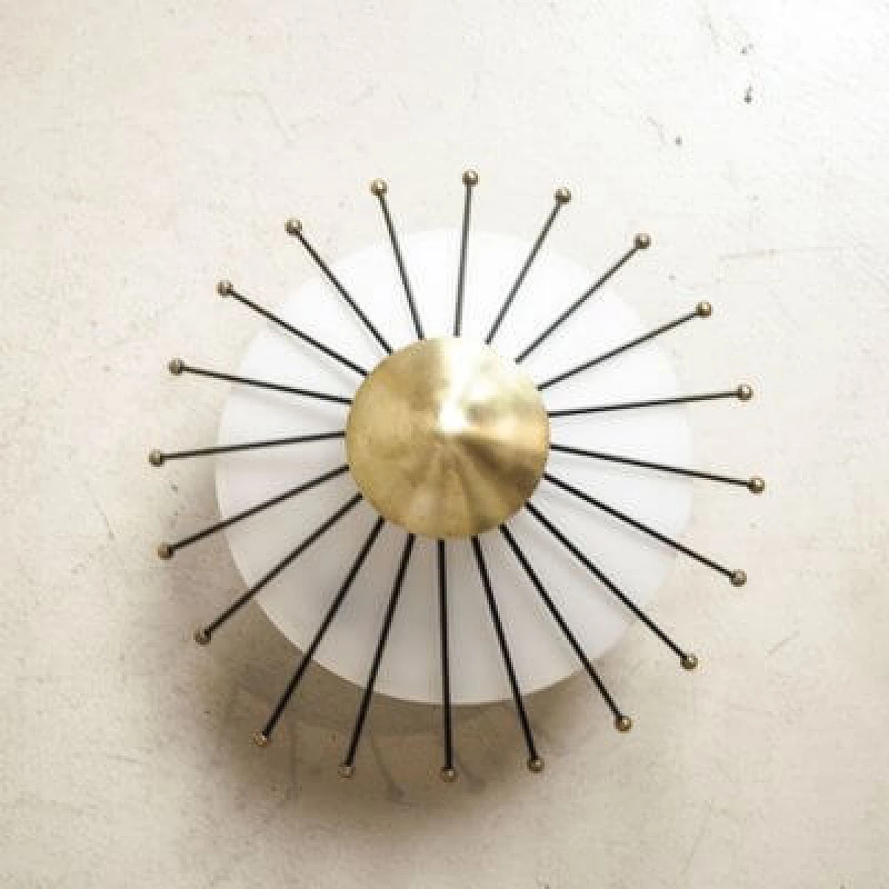 Plafoniera di Angelo Lelli per Arredoluce, anni '50 5