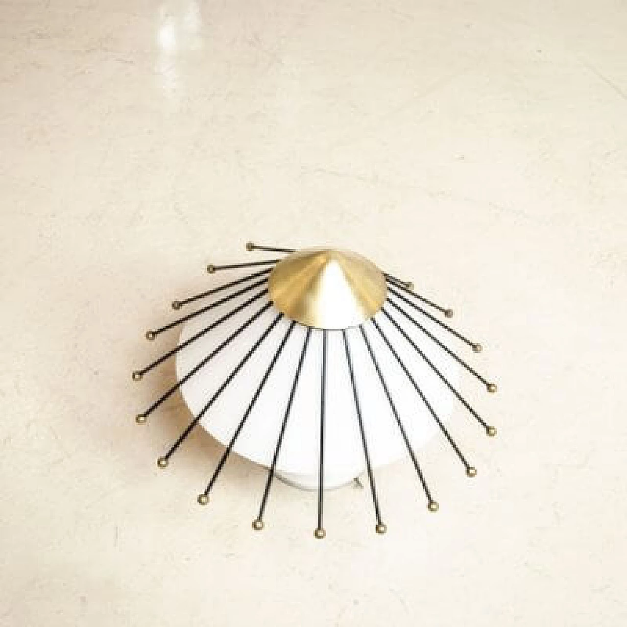 Plafoniera di Angelo Lelli per Arredoluce, anni '50 6