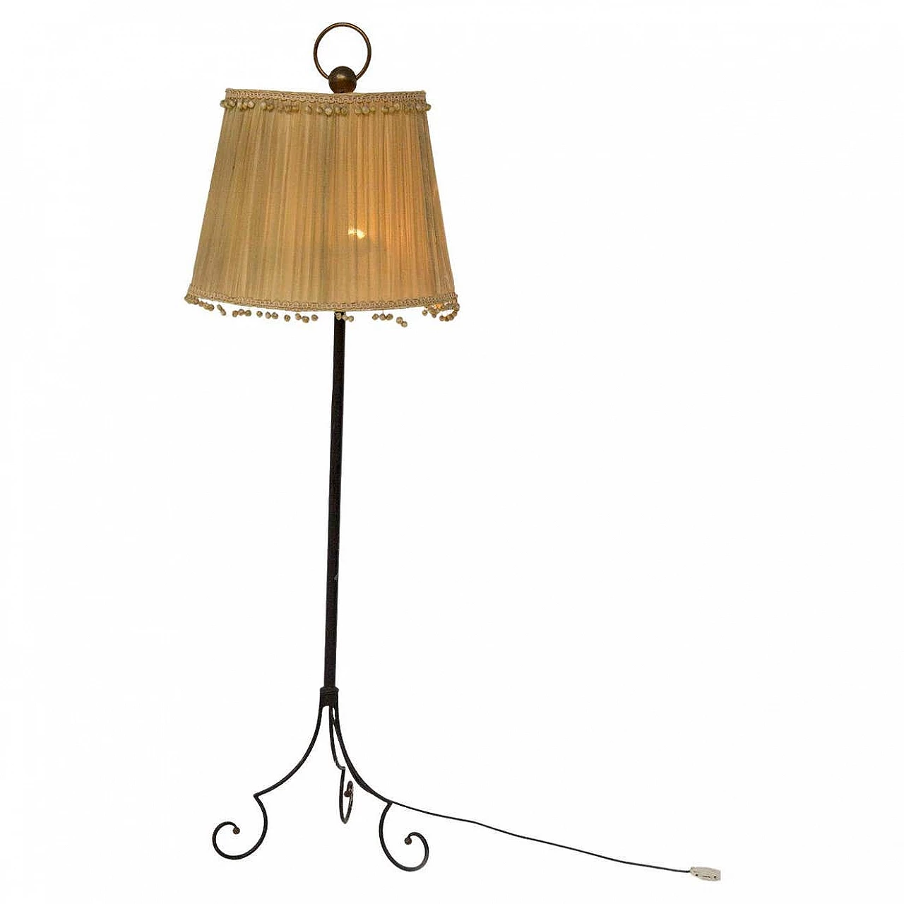 Floor lamp attributed to Gilbert Poillerat, 1940s 5