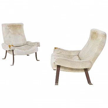 Pair of Anna armchairs by Piero Ranzani for Elam, 1966