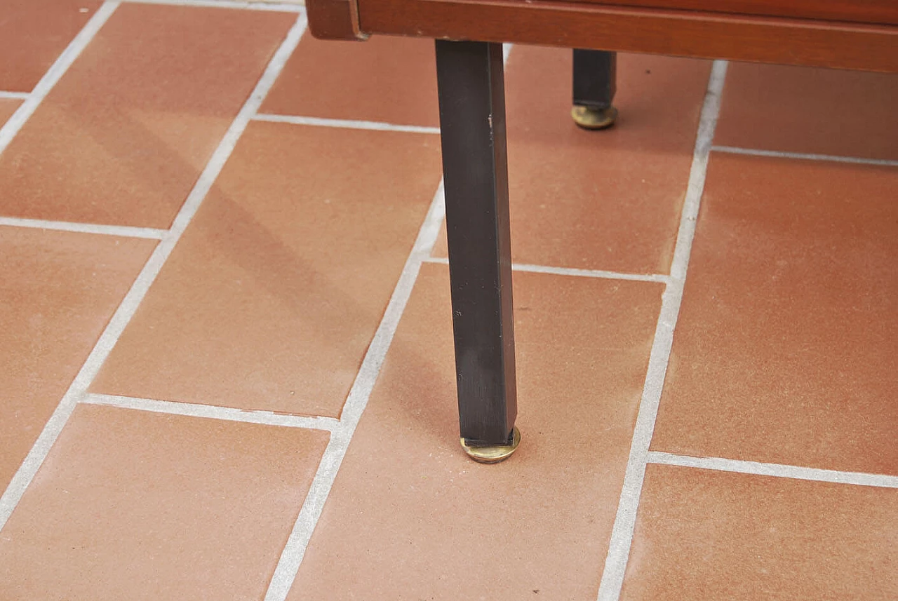 Credenza in legno impiallacciato teak, anni '60 7