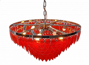 Betulla nine-light chandelier by Giulia Degli Alberti, 1990s