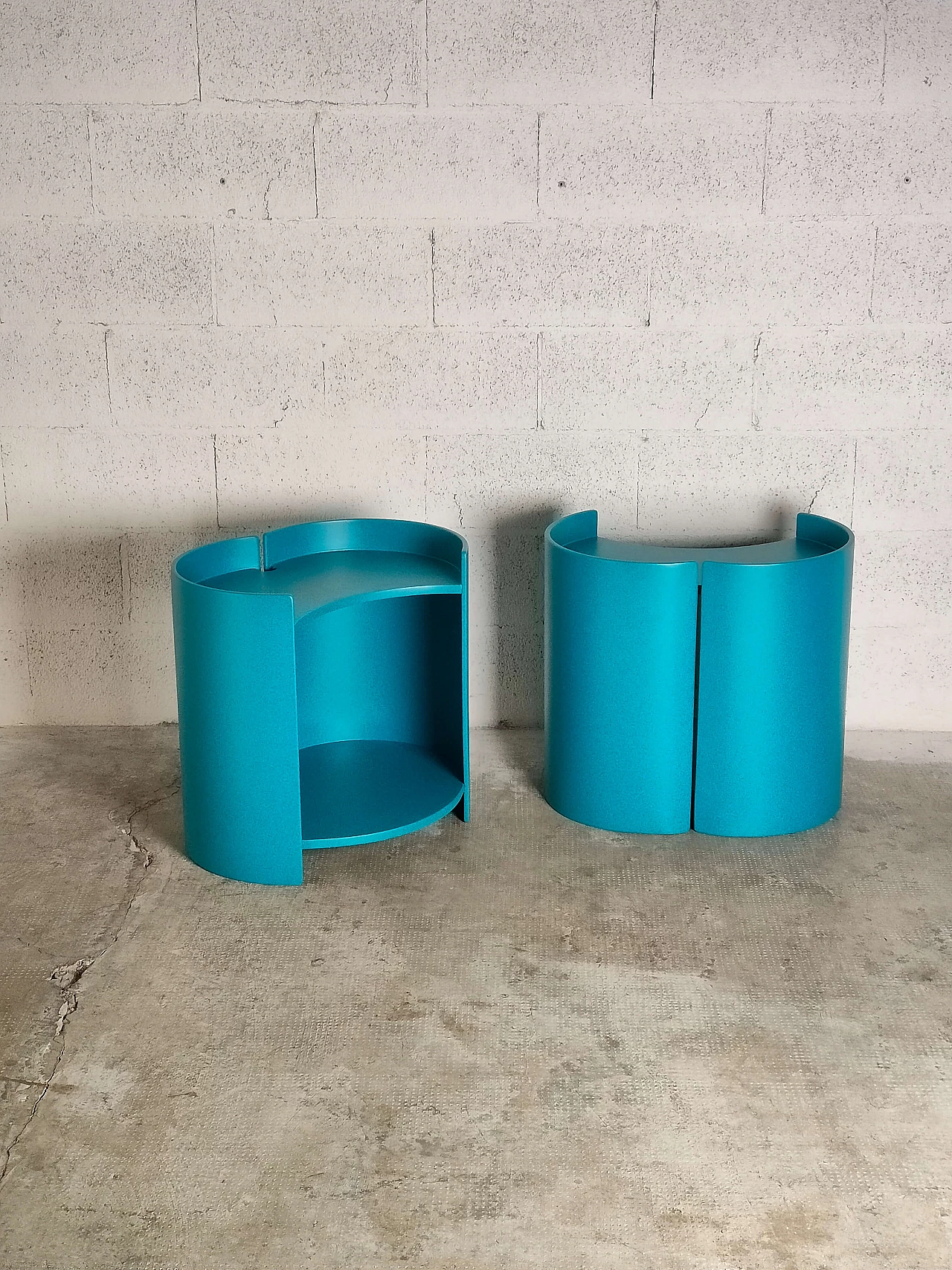 Pair of Gea side tables by Kazuhide Takahama for Gavina, 1960s 1