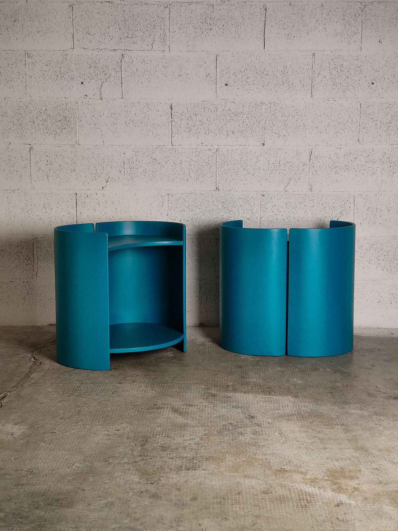 Pair of Gea side tables by Kazuhide Takahama for Gavina, 1960s 2