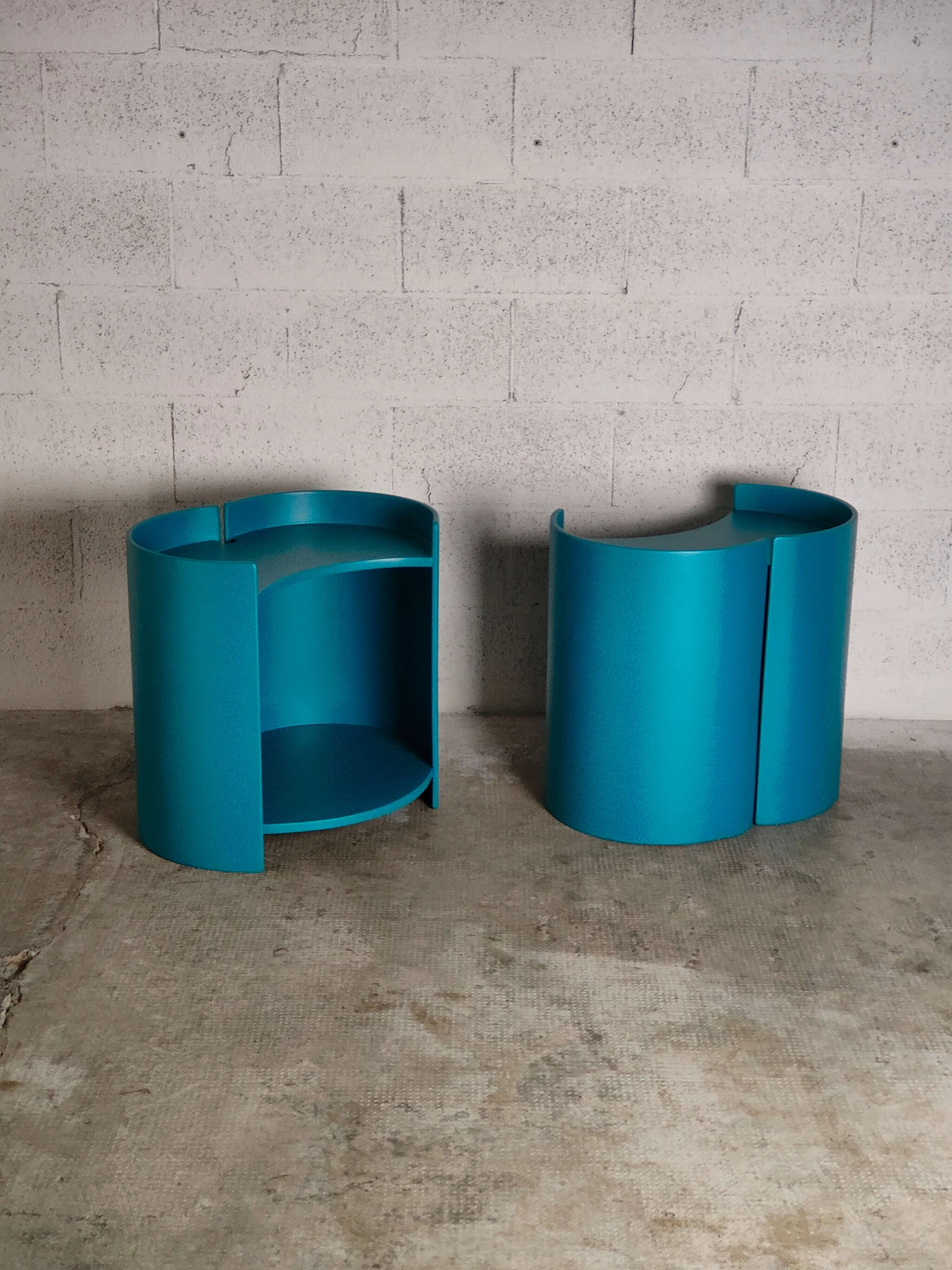 Pair of Gea side tables by Kazuhide Takahama for Gavina, 1960s 3