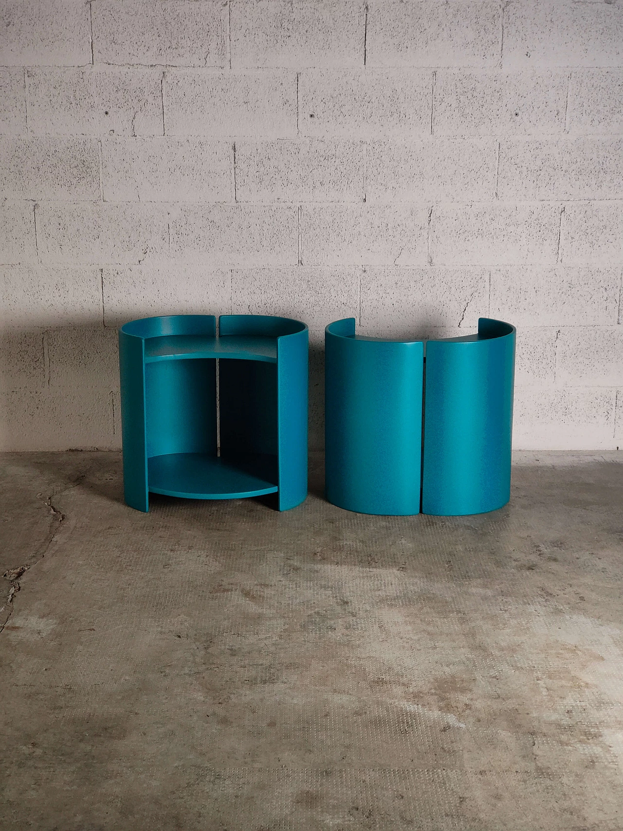 Pair of Gea side tables by Kazuhide Takahama for Gavina, 1960s 5