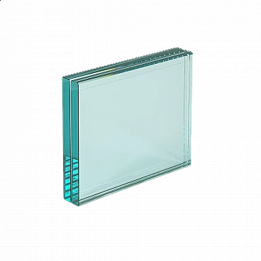 Beveled crystal photo frame for Fontana Arte, 1960s