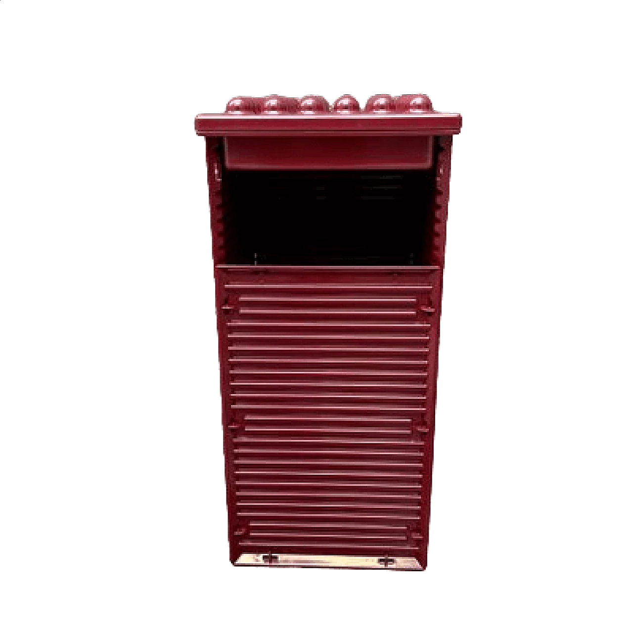 Synthesis 45 waste basket with ashtray by Ettore Sottsass for Olivetti, 1970s 8