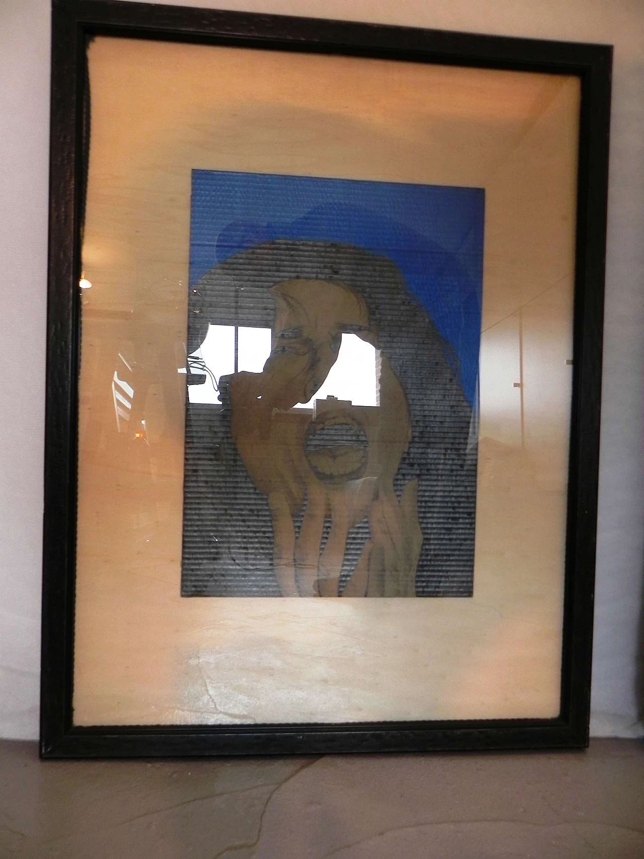 3 Dipinti di Anna Magnani di David Parenti, anni '80 3