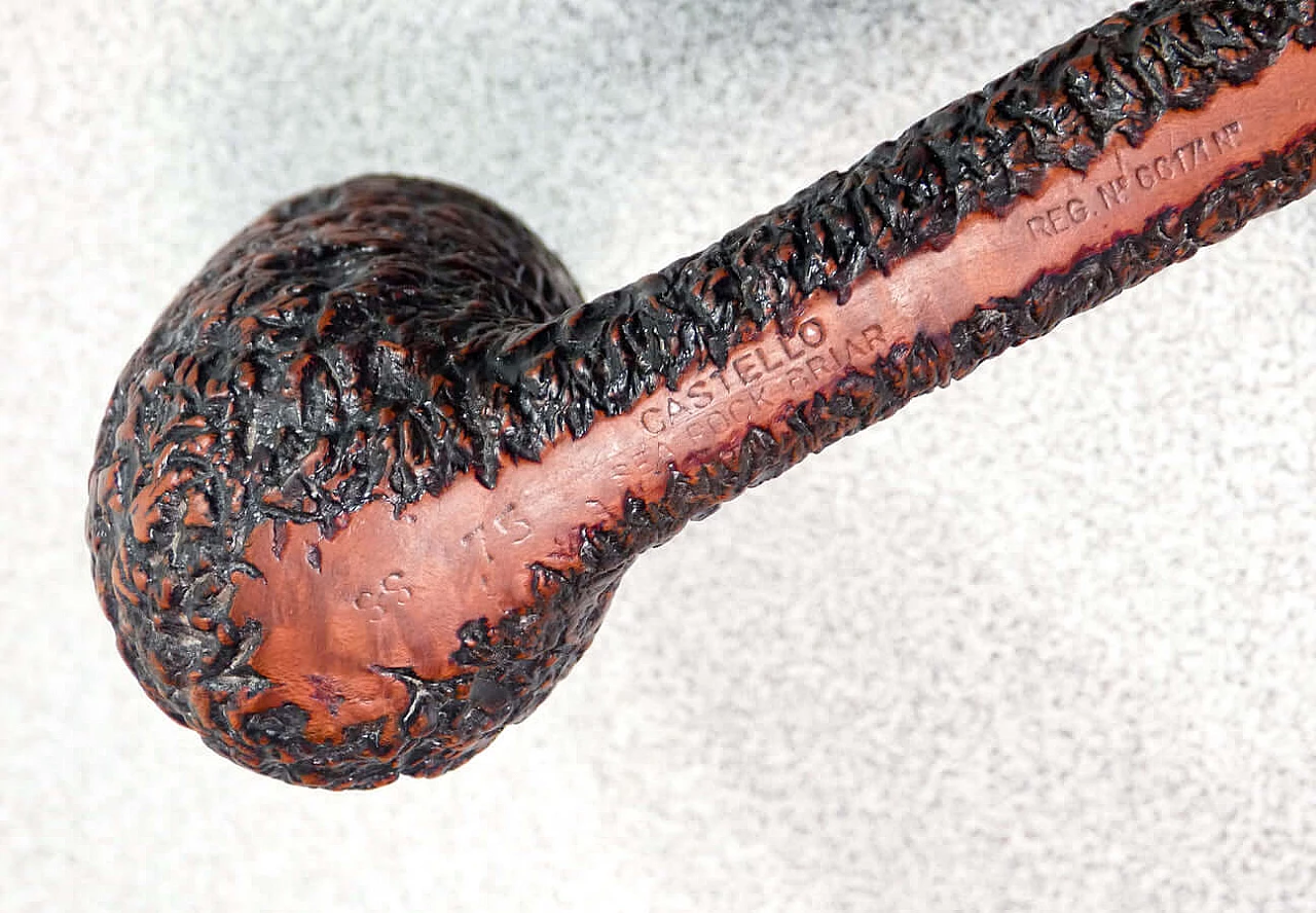 Pipa Castello SS 75 fatta a mano di Carlo Scotti, anni '50 7