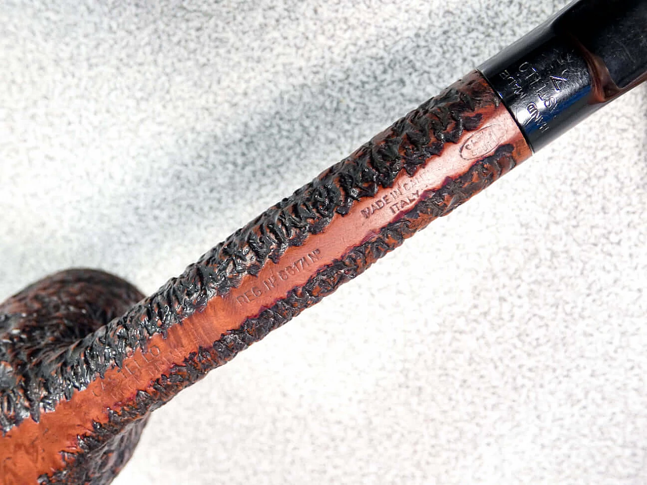 Pipa Castello SS 75 fatta a mano di Carlo Scotti, anni '50 9