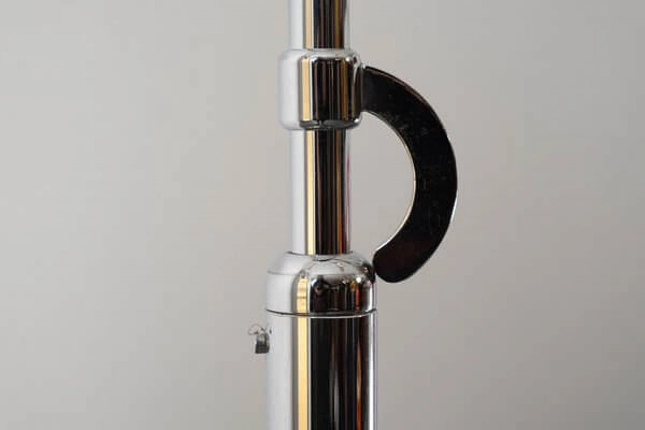 Adjustable chrome-plated steel floor lamp, 1960s 2