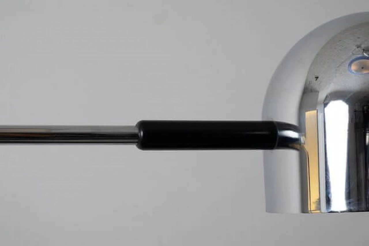Adjustable chrome-plated steel floor lamp, 1960s 4