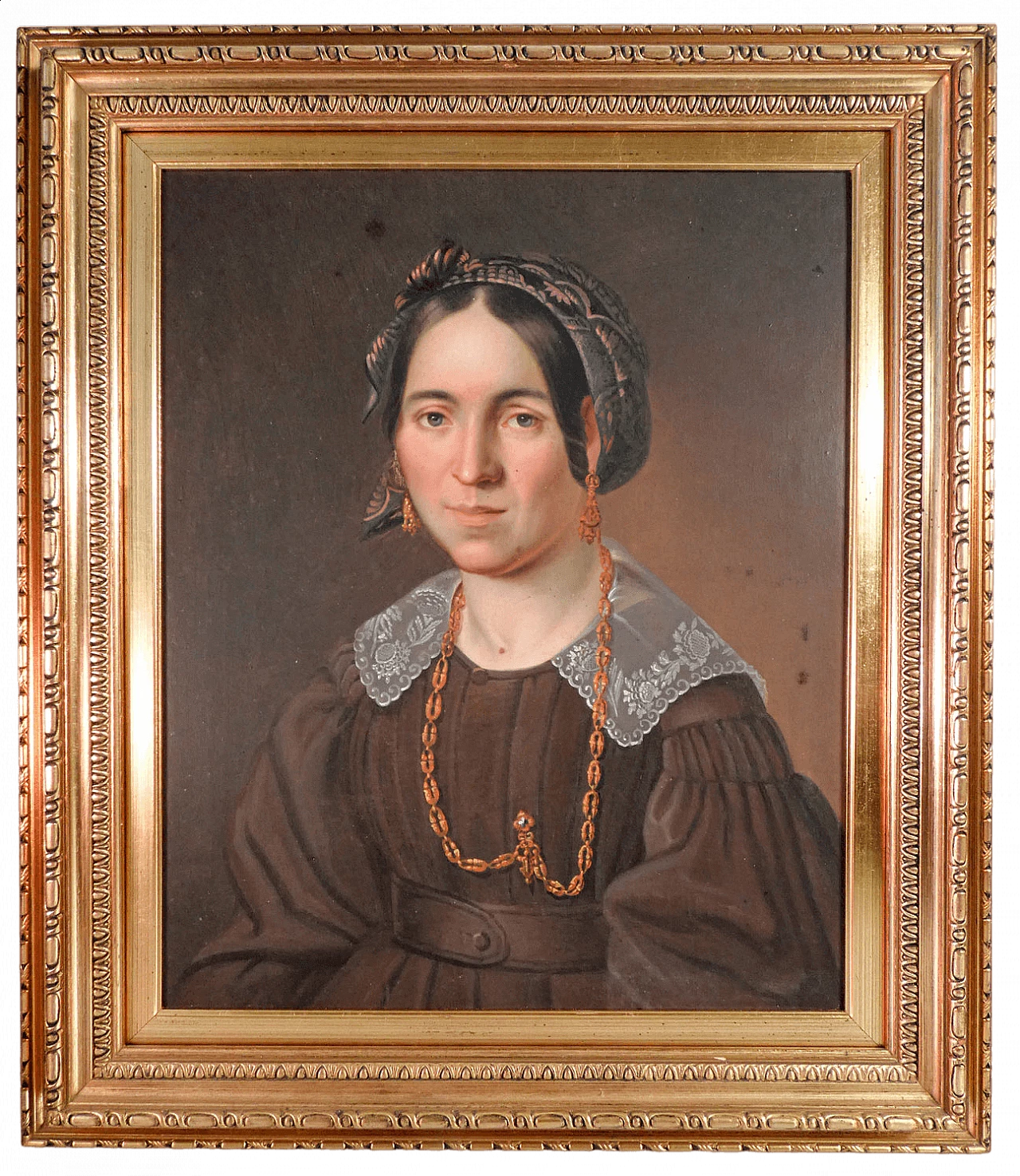 Ritratto di donna, olio su tela, metà '800 6