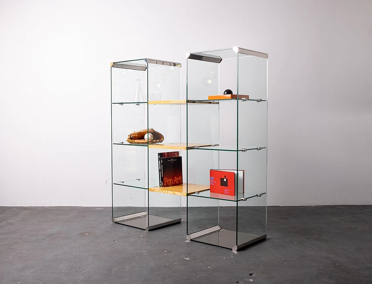 Libreria di Pierangelo Gallotti per Gallotti & Radice, anni '70 4