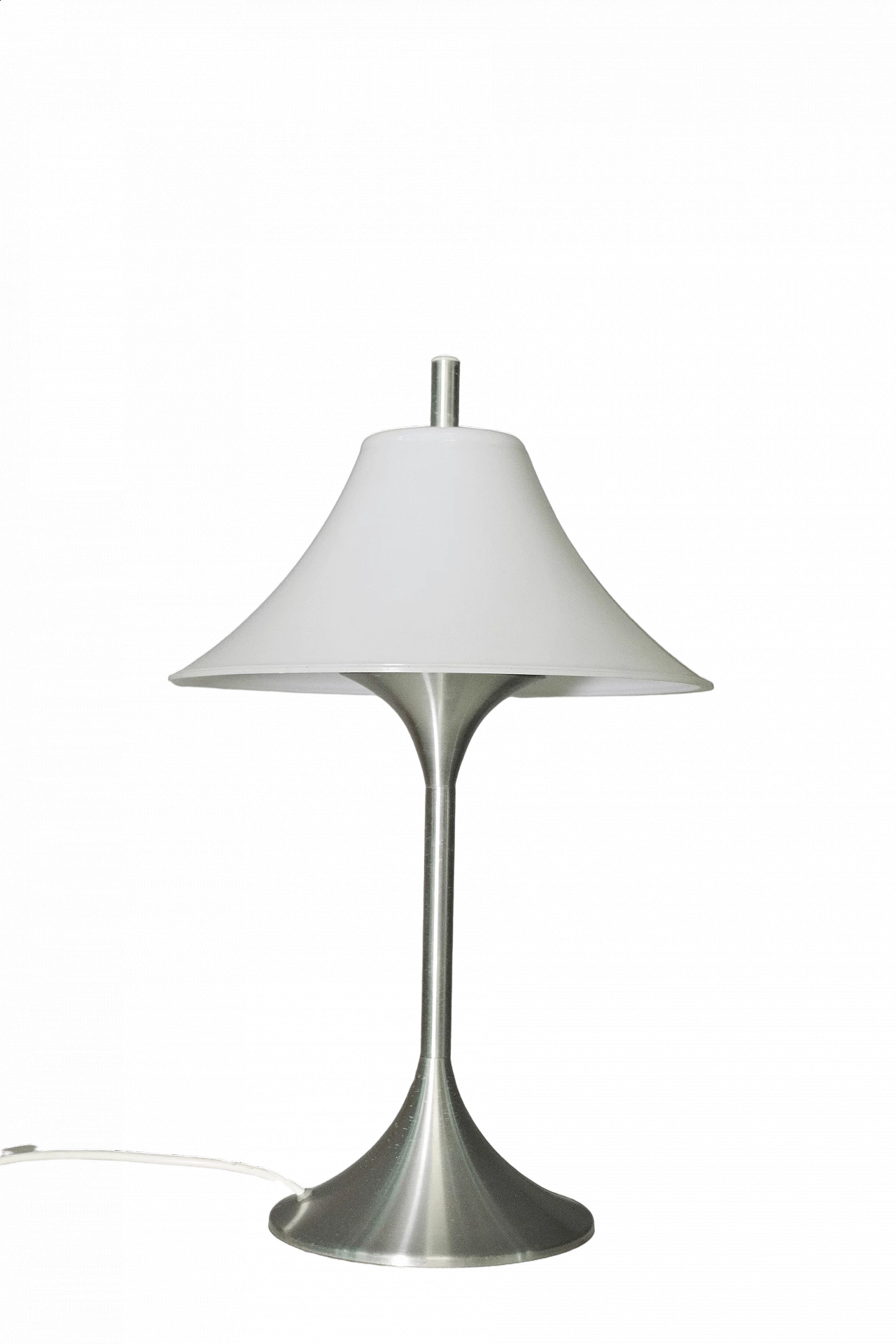 Metal and glass table lamp in the style of Gepo, 1970s 7