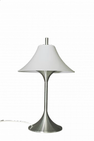 Metal and glass table lamp in the style of Gepo, 1970s