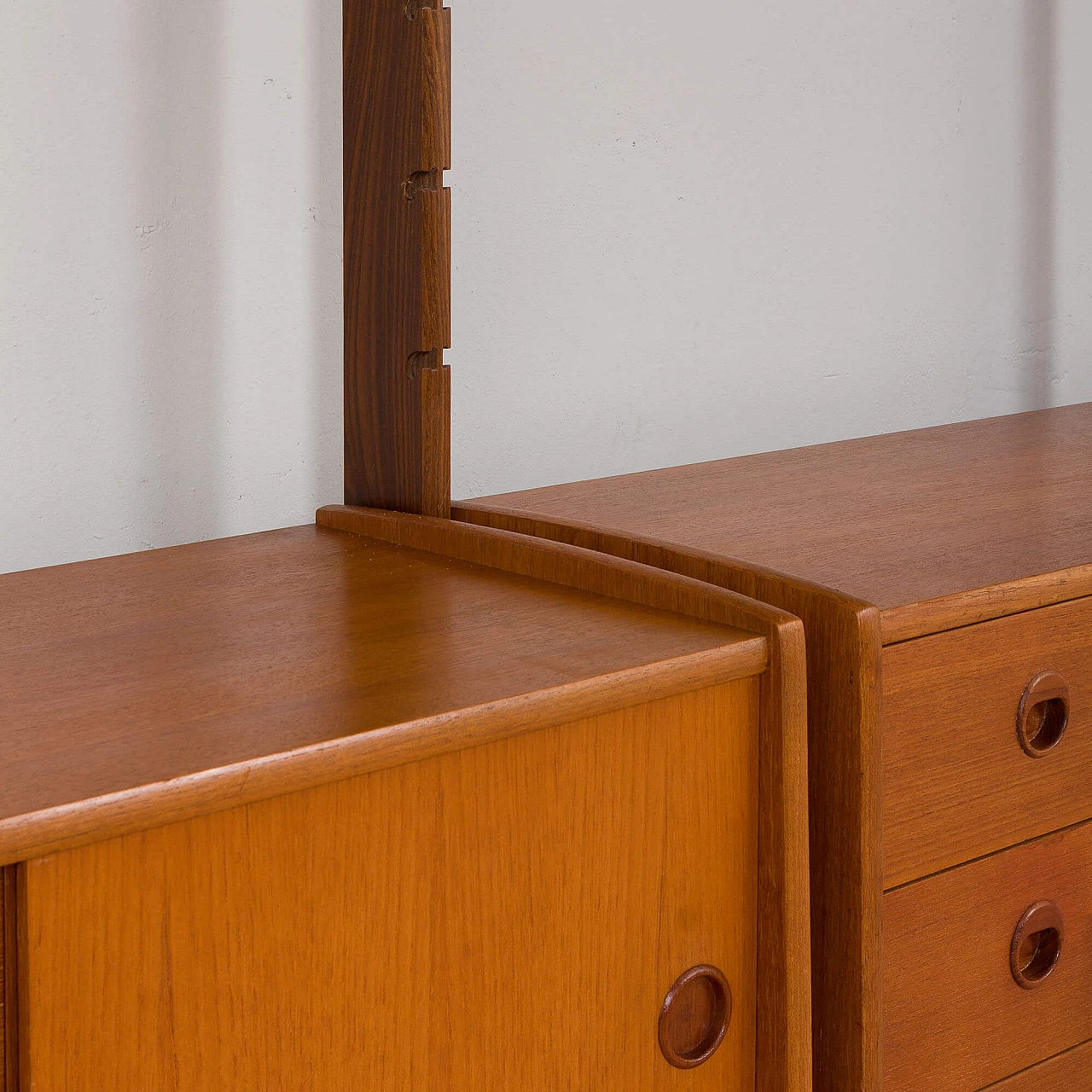 Three-bay Ergo wall unit by John Texmon and Einar Blindheim for Blindheim Mobelfabrikk, 1960s 14