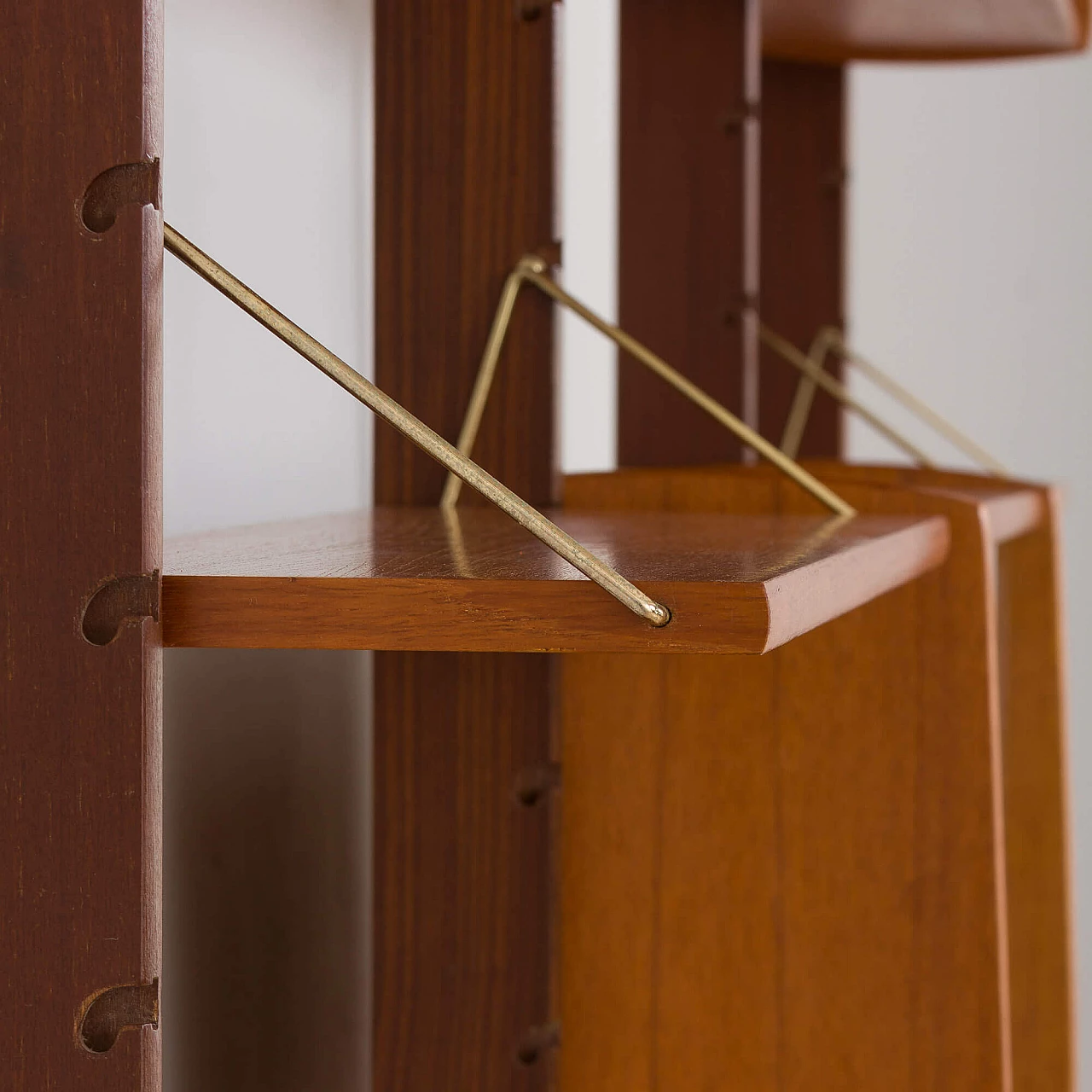 Three-bay Ergo wall unit by John Texmon and Einar Blindheim for Blindheim Mobelfabrikk, 1960s 23