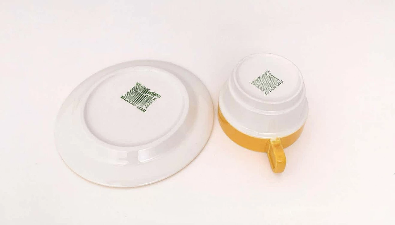 Servizio da caffè di Riccardo Schweizer per Pagnossin Ceramica, anni '70 5