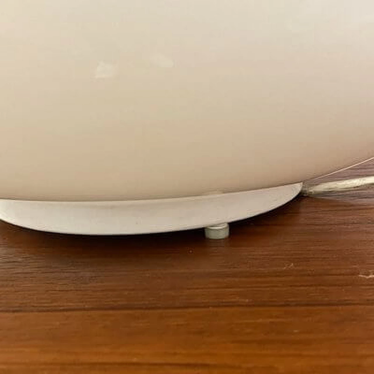 Table lamp in Space Age style in opaline glass, 1970s 7