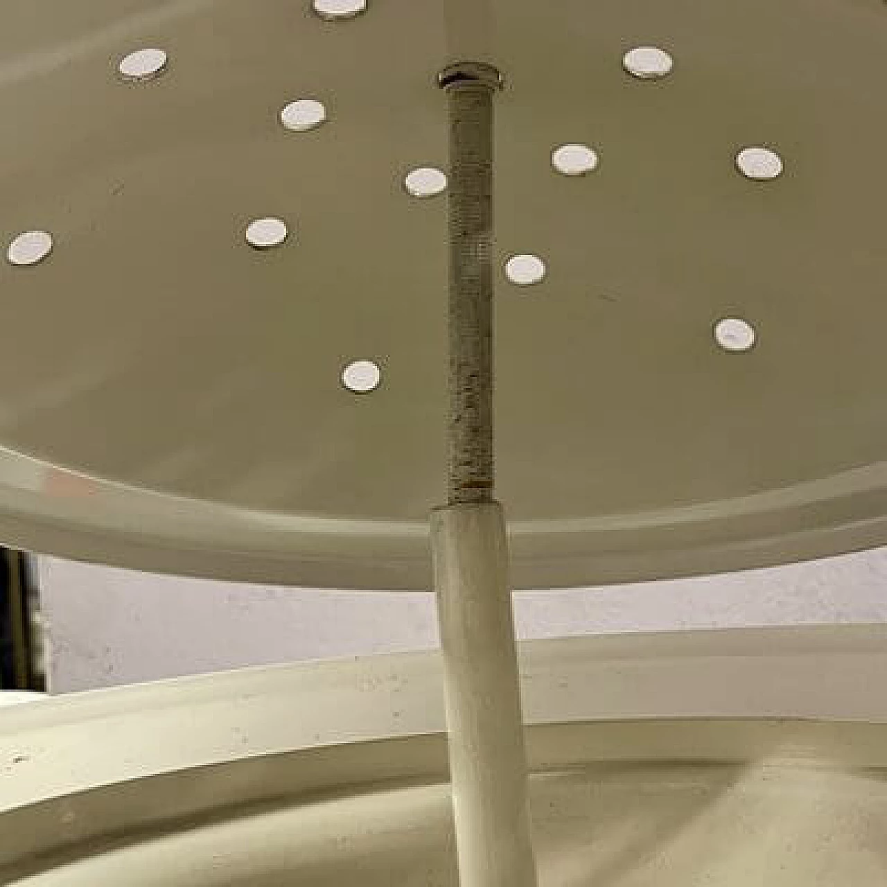 Table lamp in Space Age style in opaline glass, 1970s 9