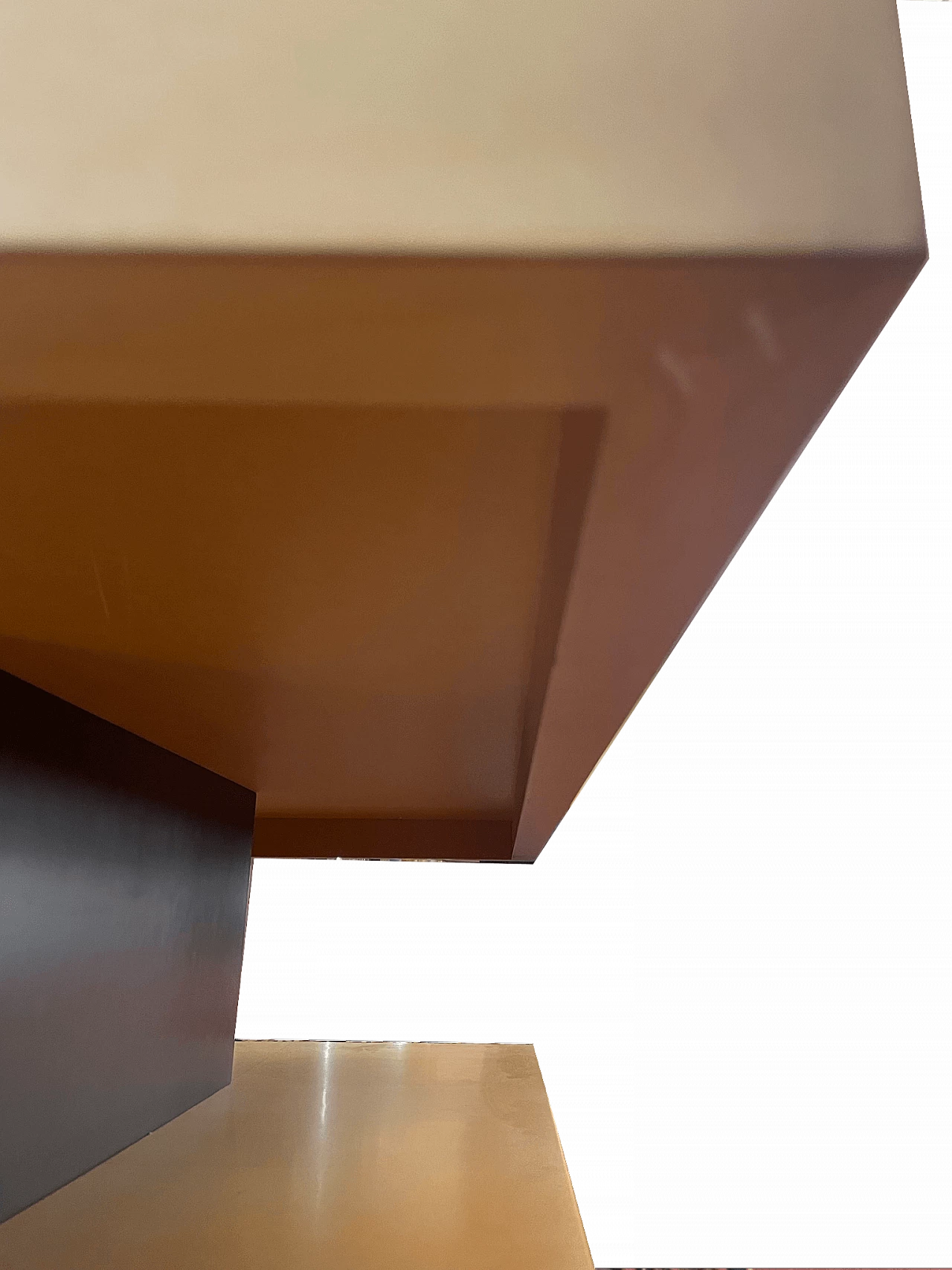 Tavolino da caffè in legno e pergamena di Giorgetti, anni '80 2