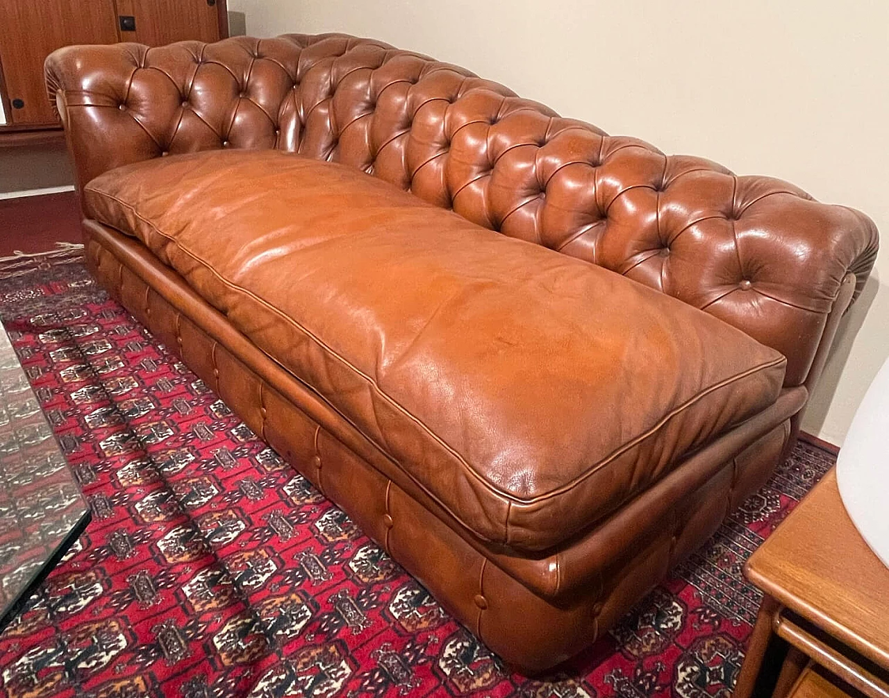 Paolina leather sofa for Frau, 1980s 1
