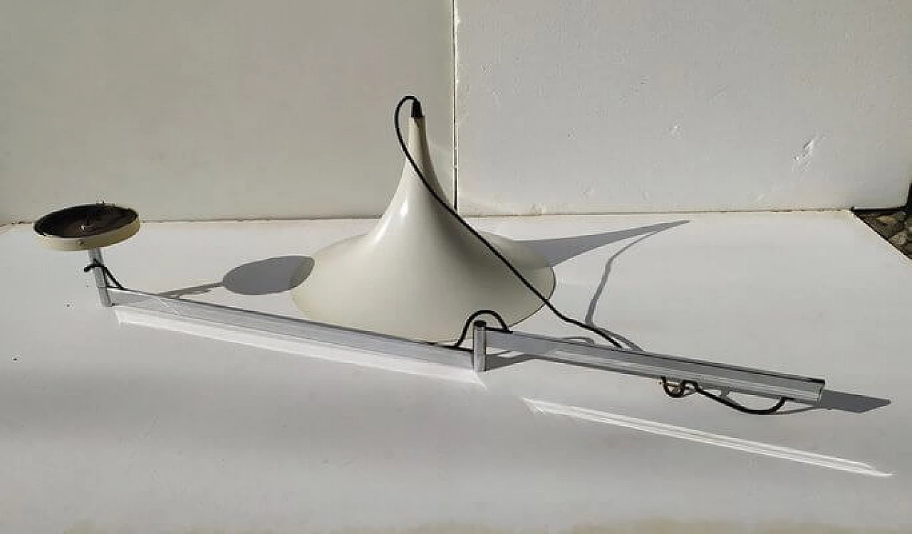 Metal hanging lamp by Bonderup & Thorup, 1960s 5