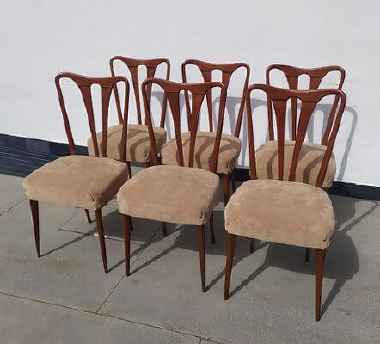 6 Chairs in the style of Guglielmo Ulrich, 1940s 2
