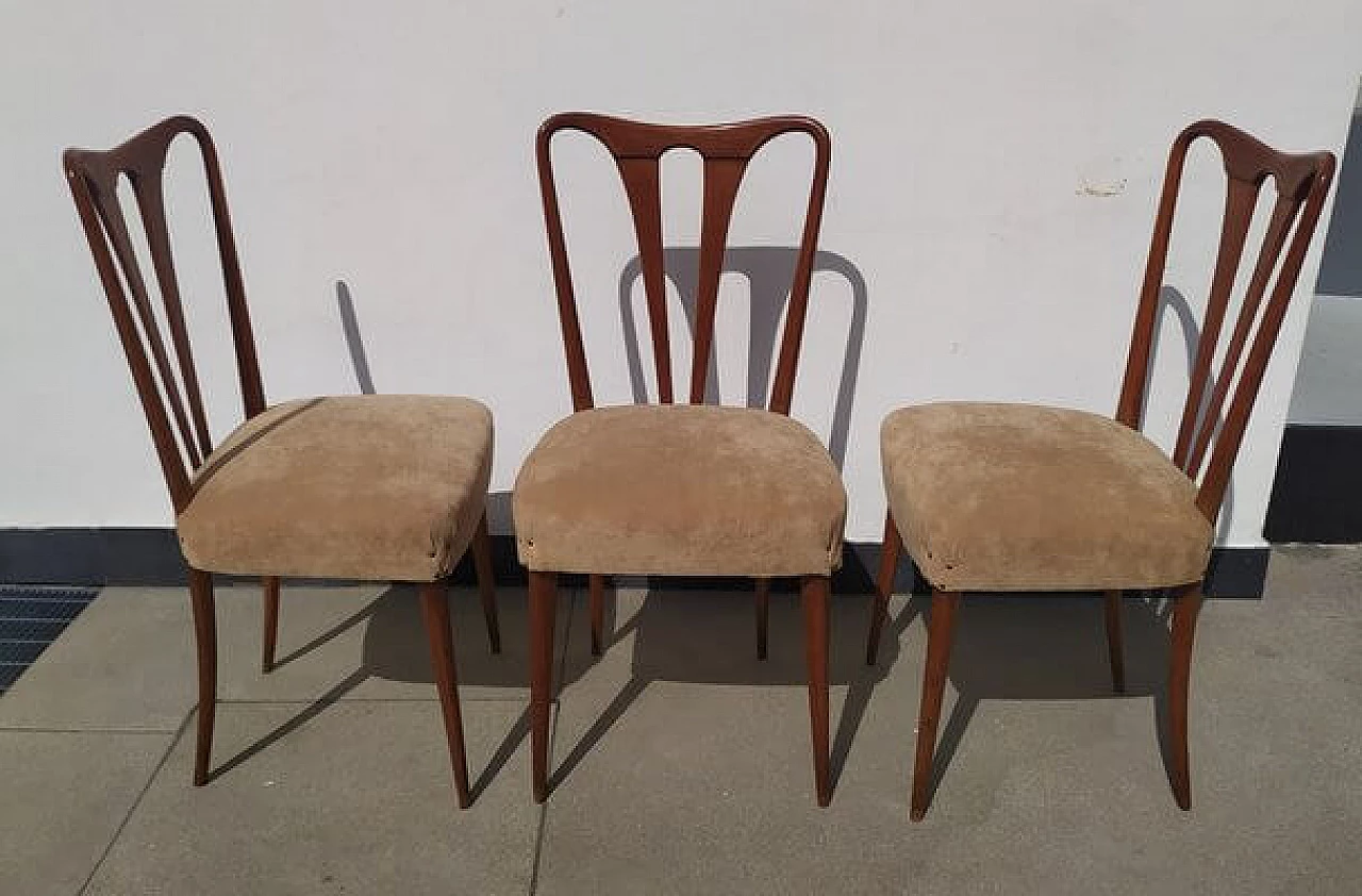 6 Chairs in the style of Guglielmo Ulrich, 1940s 5
