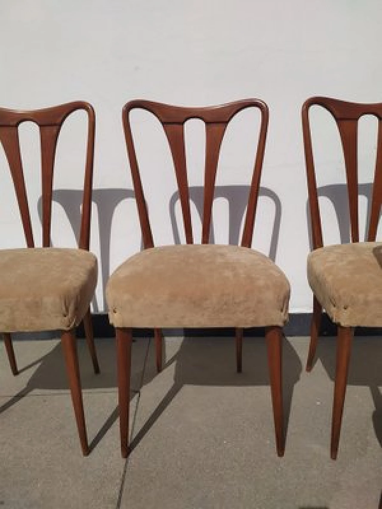 6 Chairs in the style of Guglielmo Ulrich, 1940s 7