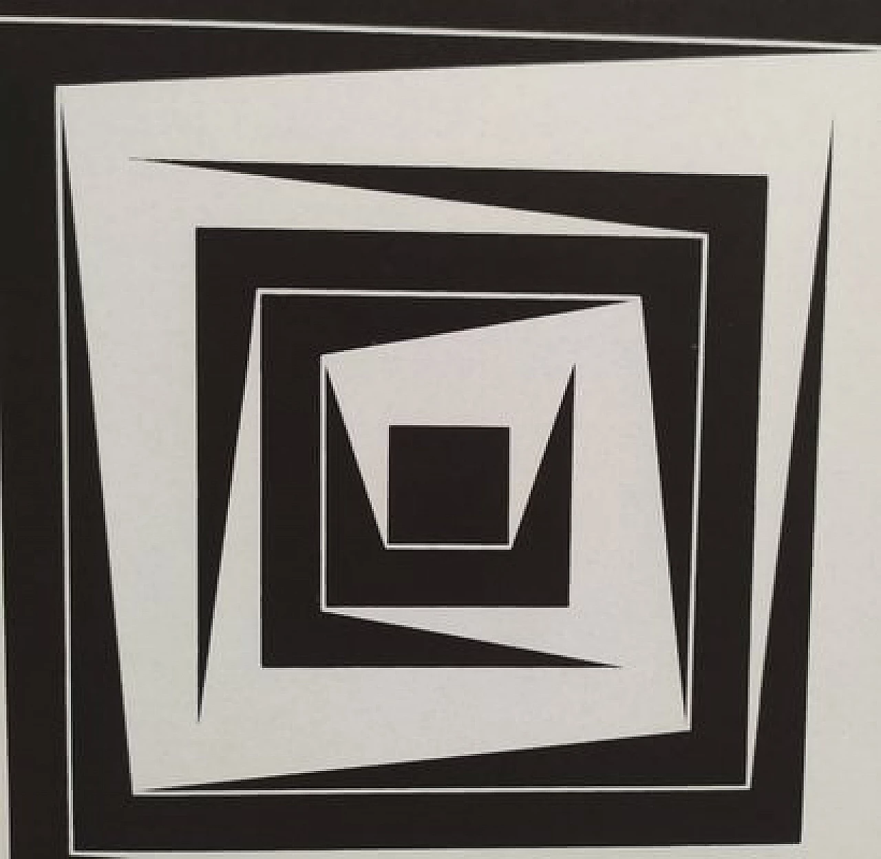 Marcello Morandini, kinetic composition, lithography, 1974 2