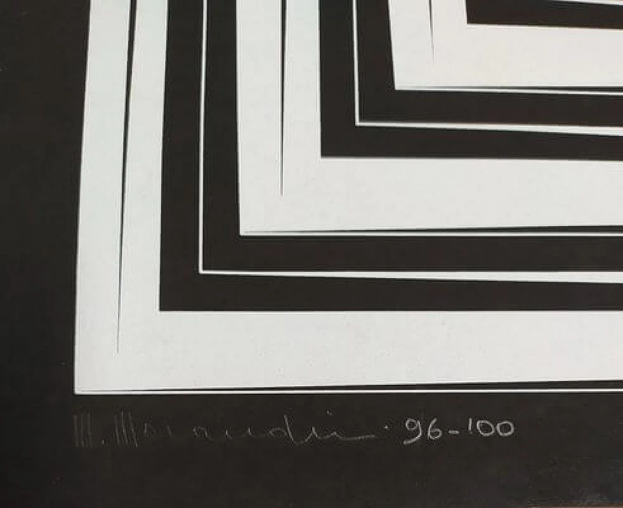 Marcello Morandini, kinetic composition, lithography, 1974 4