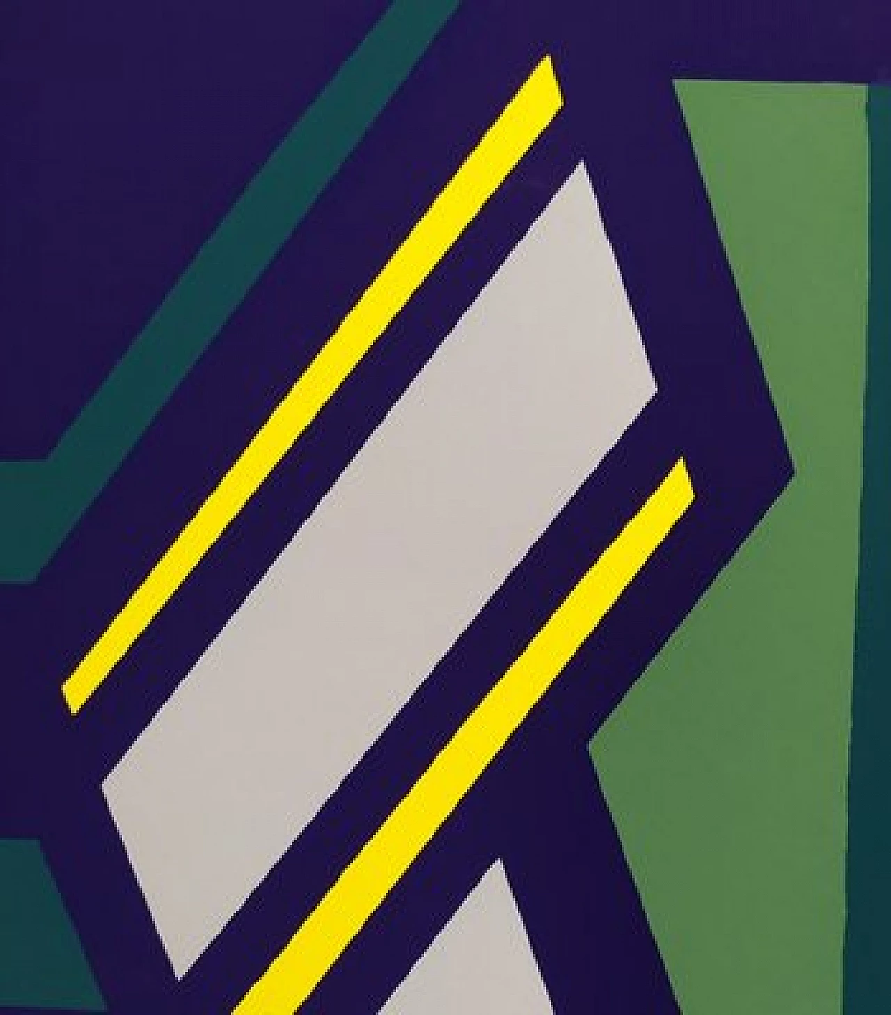 Mario Radice, composizione astratta, serigrafia, 1972 2