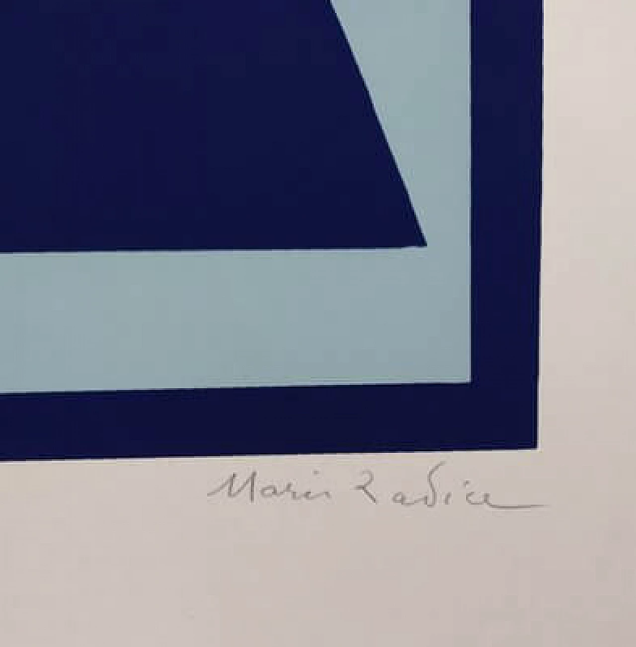 Mario Radice, composizione astratta, serigrafia, 1972 3