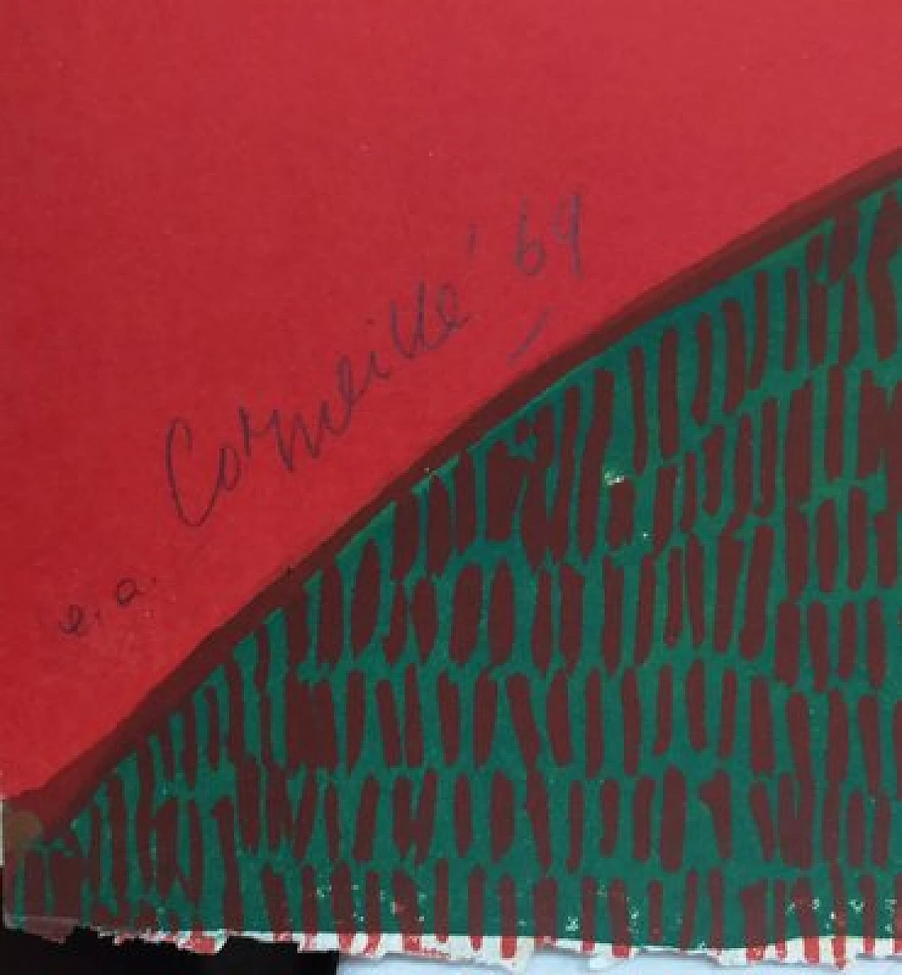 Corneille, prova d'artista, litografia, 1969 2